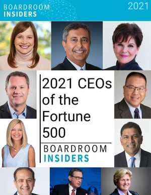 2021 Fortune 500 CEOs - A 2021 eList