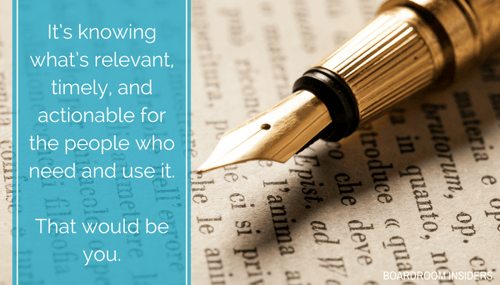 It’s knowing what’s relevant, timely, and actionable for the people who need and use it. That would be you. (1).png