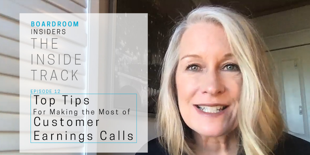 Earnings calls cover