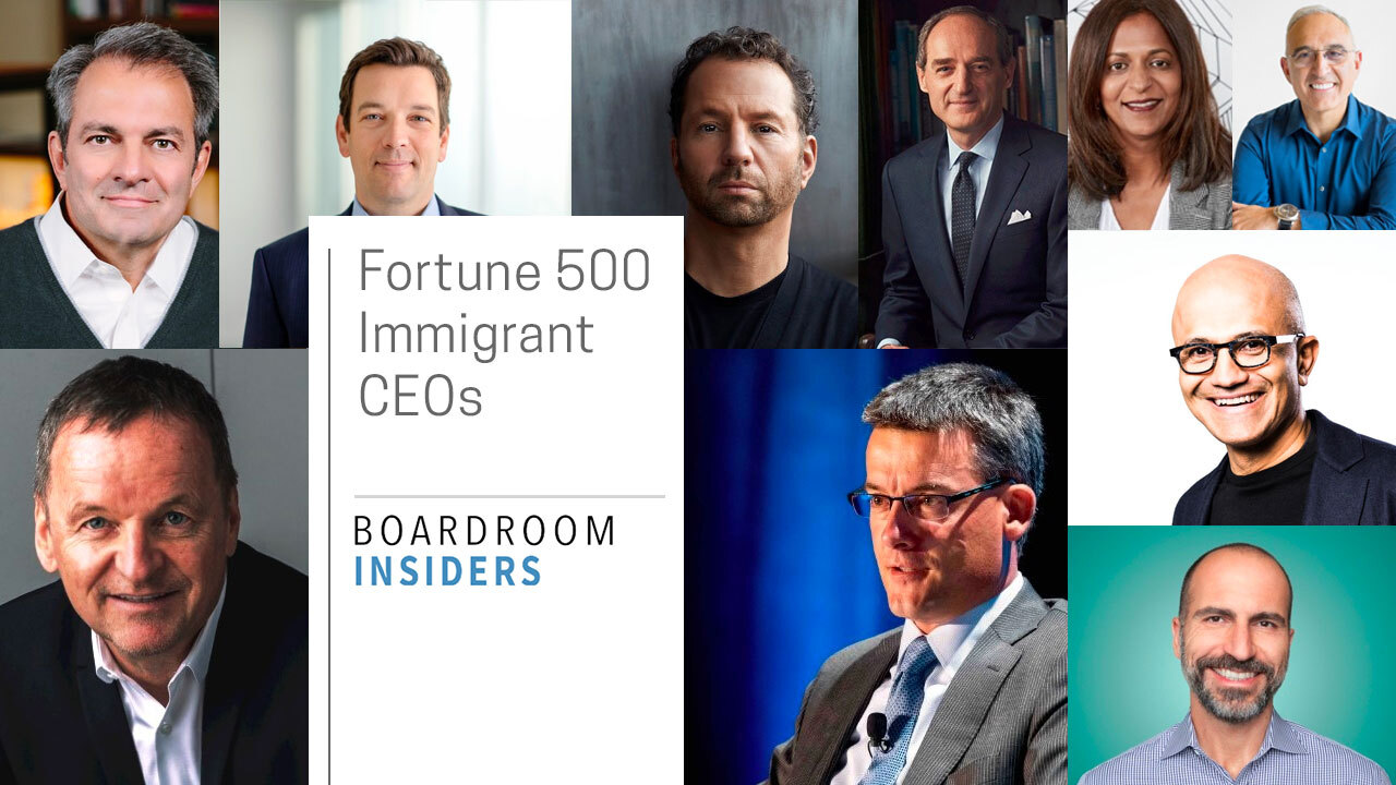 Fortune 500 Immigrant CEOs image